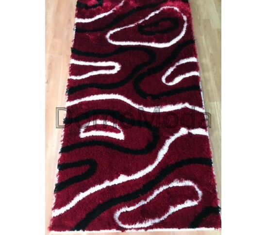 Високоворсний килим Loop Shaggy 8639A RED - Висока якість за найкращою ціною в Україні